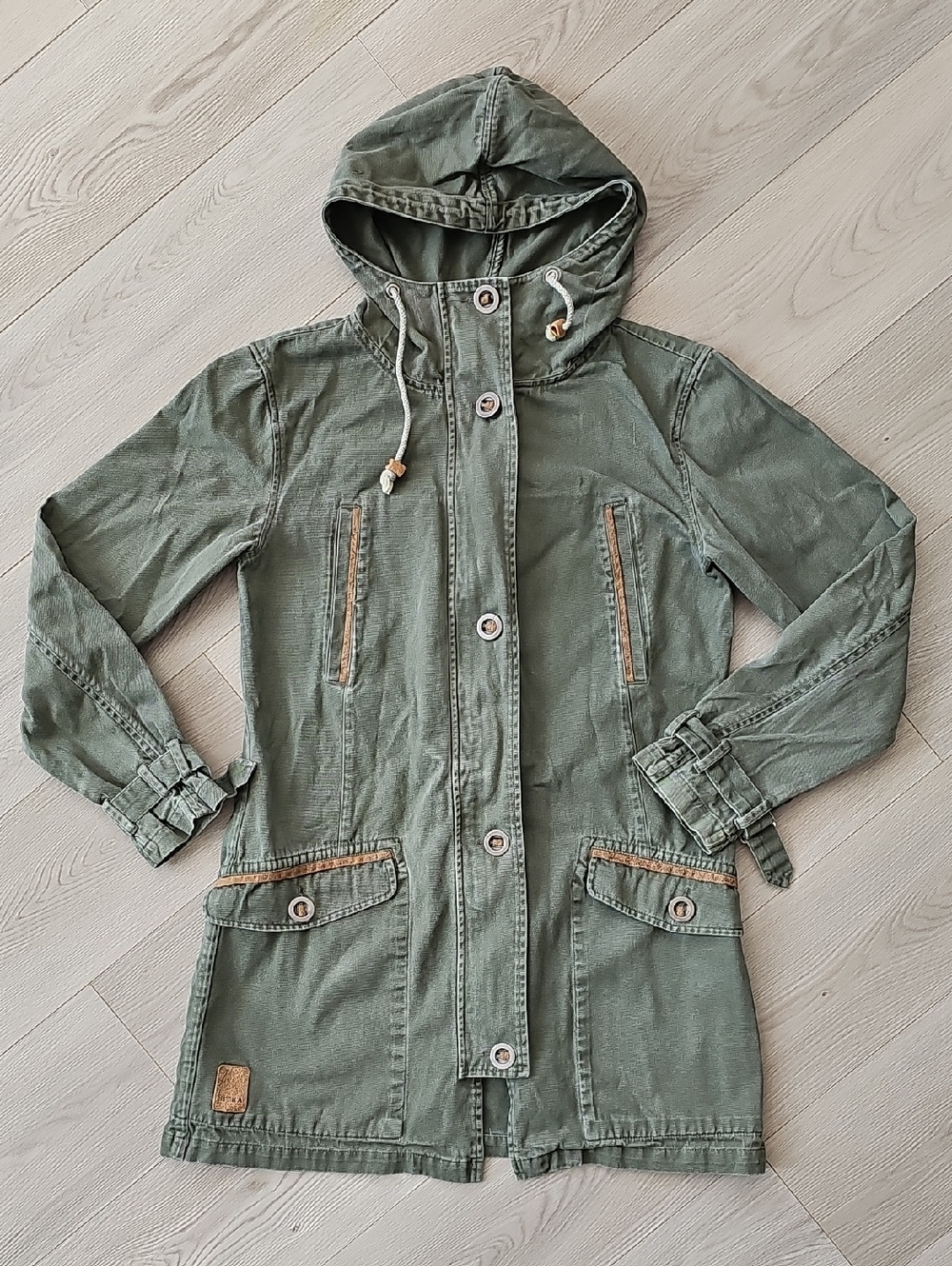 SITKA Olive Green Utility Anorak Style Gorpcore Bella Swan Spring Jacket, Large